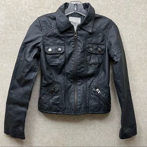 BB Dakota Women Motorcycle Jacket Size Small Black